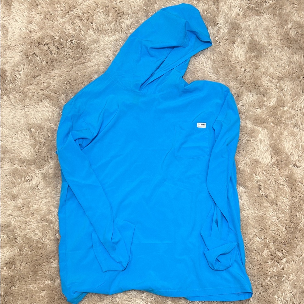 Vibrant Blue Men's Hoodie